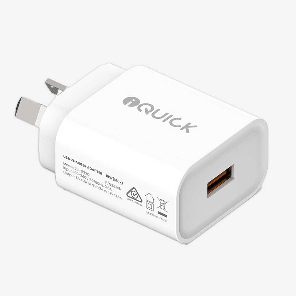 Fast Charger | iQuick 18W USB Power Adapter - MJ Gadgets