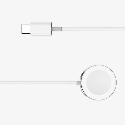 Apple Watch Charger, Magnetic USB - C Charger iQuick - White - MJ Gadgets