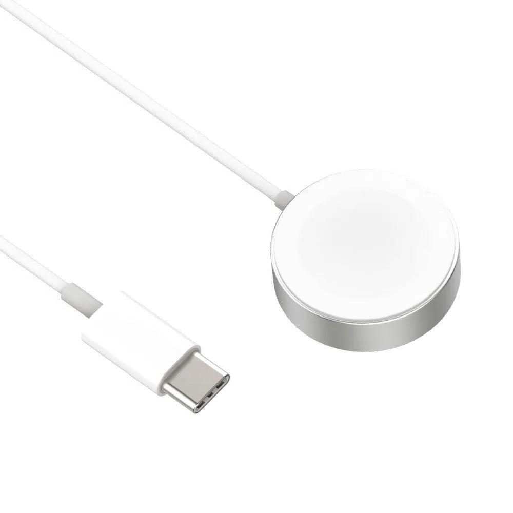 Apple Watch Charger, Magnetic USB - C Charger iQuick - White - MJ Gadgets