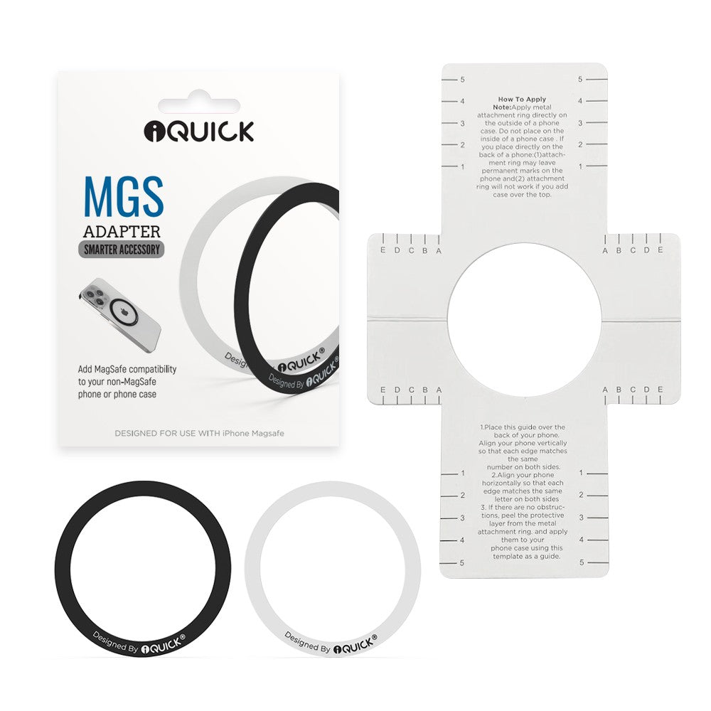 MagSafe Ring Sticker | iQuick Stick - On for iPhone - MJ Gadgets