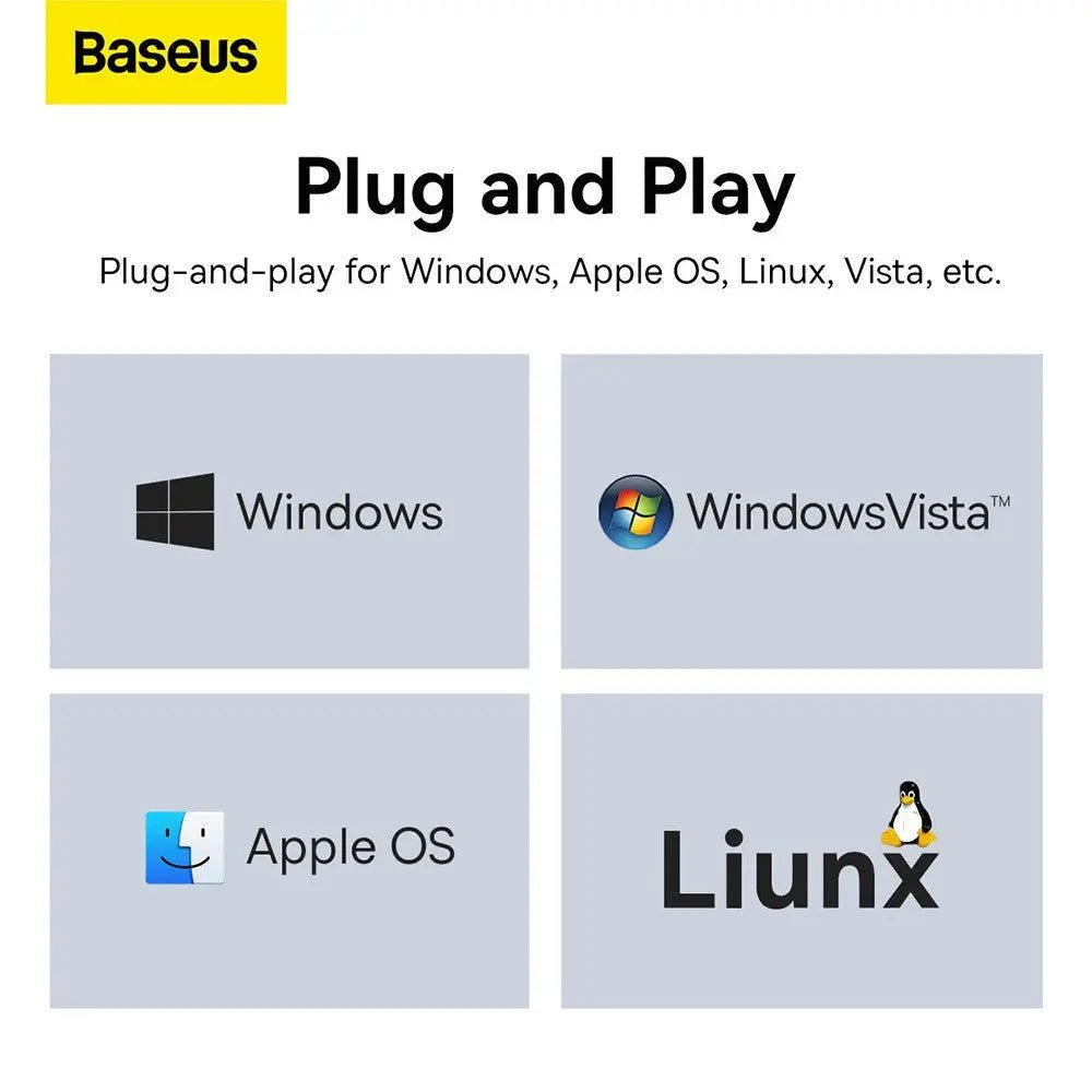 USB - C to Ethernet Adapter | Baseus 1000Mbps LAN - MJ Gadgets